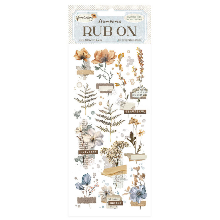 848402 STAMPERIA SECRET DIARY ΤΡΊΨΤΕ ΣΤΙΣ 10.16/21.6CM-DFLRB84 - Εικόνα 1