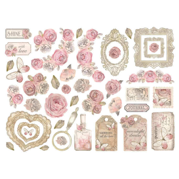 STAMPERIA SHABBY ROSE DIE ΠΕΡΙΚΟΠΈΣ DFLDC99 - Εικόνα 2