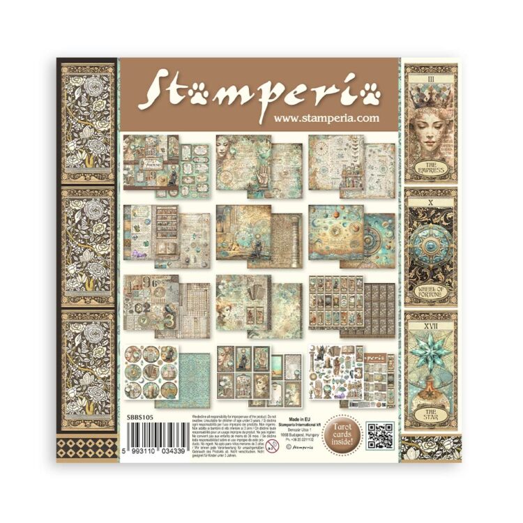 1050155 STAMPERIA SHABBY ΤΡΙΑΝΤΆΦΥΛΛΟ ΜΠΛΟΚ 20.3/20.3 CM -SBBS105 - Εικόνα 1
