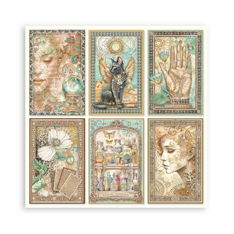 STAMPERIA SHABBY ΤΡΙΑΝΤΆΦΥΛΛΟ ΜΠΛΟΚ 20.3/20.3 CM -SBBS105 - Εικόνα 3