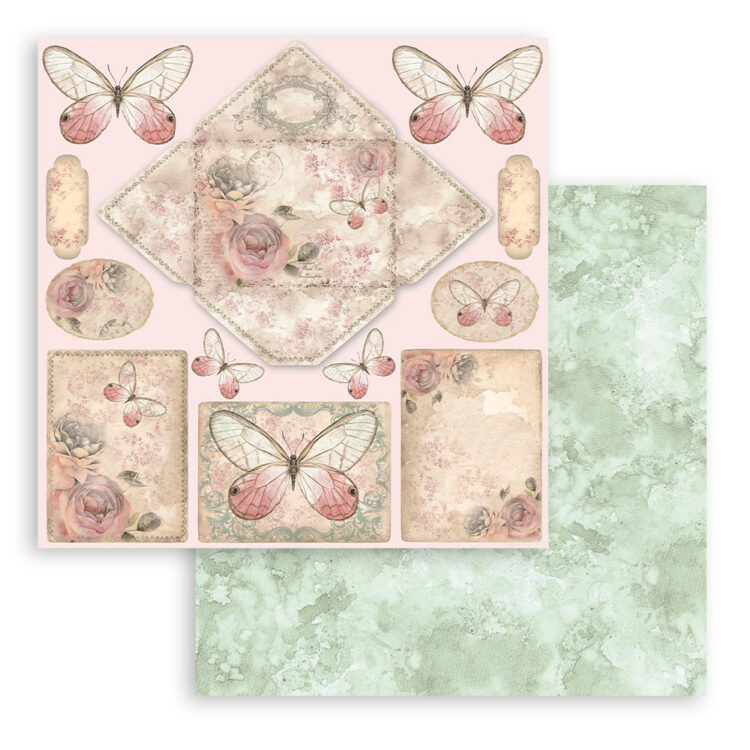 STAMPERIA SHABBY ROSE ΜΠΛΟΚ 20.3/20.3 CM -SBBS107 - Εικόνα 6