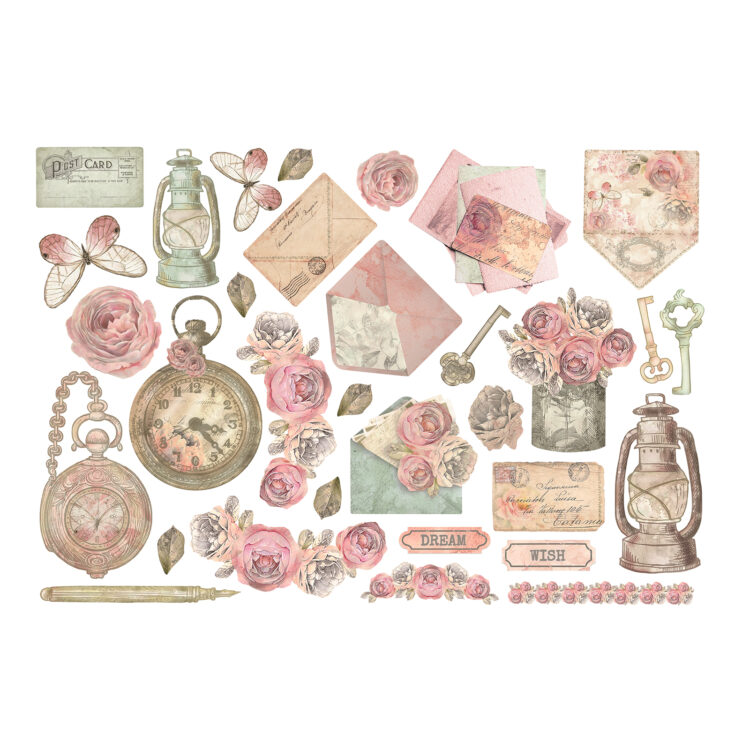 STAMPERIA SHABBY ROSE ΕΦΗΜΕΡΑ - DFLCT47 - Εικόνα 2