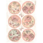 STAMPERIA SHABBY ROSE DECOUPAGE ΡΙΖΌΧΑΡΤΟ A4 - DFSA4879