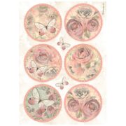 STAMPERIA SHABBY ROSE DECOUPAGE ΡΙΖΌΧΑΡΤΟ A4 - DFSA4879