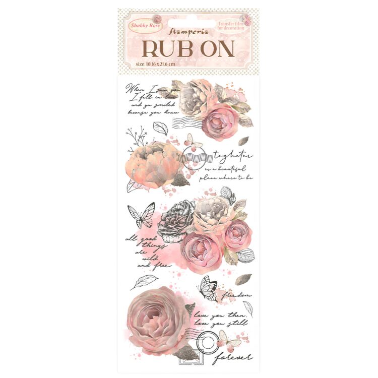 930008 STAMPERIA SHABBY ROSE ΤΡΊΨΤΕ ΣΤΙΣ 10.16/21.6CM-DFLRB93 - Εικόνα 1