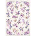 STAMPERIA LAVENDER DECOUPAGE ΡΙΖΌΧΑΡΤΟ A4 - DFSA4881