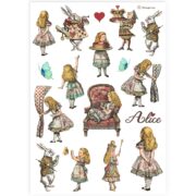 STAMPERIA ALICE DECOUPAGE ΡΙΖΌΧΑΡΤΟ A4 - DFSA4904