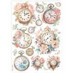 STAMPERIA ΡΟΛΟΓΙΑ DECOUPAGE ΡΙΖΌΧΑΡΤΟ A4 - DFSA4910