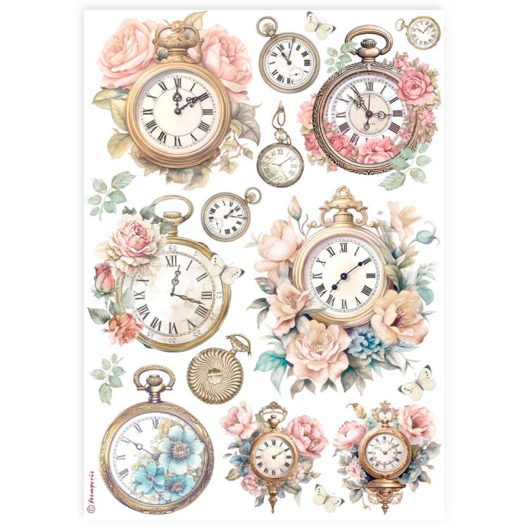 thumb_DFSA4910_1 STAMPERIA ΡΟΛΟΓΙΑ DECOUPAGE ΡΙΖΌΧΑΡΤΟ A4 - DFSA4910 - Εικόνα 1