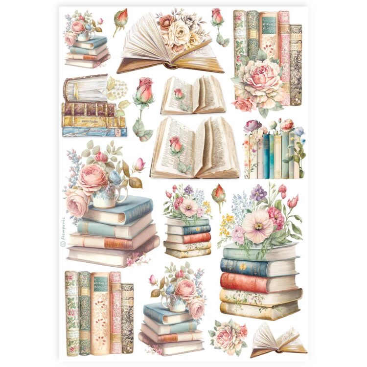 thumb_DFSA4911_1 STAMPERIA BOOKS DECOUPAGE ΡΙΖΌΧΑΡΤΟ Α4 - DFSA4911 - Εικόνα 1