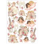 STAMPERIA ANGELS DECOUPAGE ΡΙΖΟΧΑΡΤΟΧΑΡΤΟ Α4 - DFSA4925