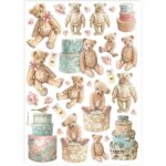 STAMPERIA TEDDY BEARS ΡΙΖΌΧΑΡΤΟ ΝΤΕΚΟΥΠΆΖ A4 - DFSA4928
