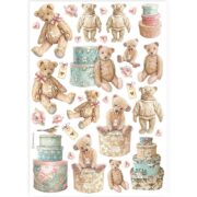 STAMPERIA TEDDY BEARS ΡΙΖΌΧΑΡΤΟ ΝΤΕΚΟΥΠΆΖ A4 - DFSA4928