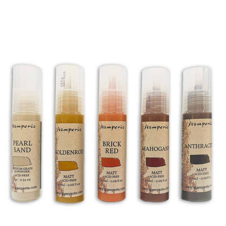 thumb_KE56_1B STAMPERIA ΠΑΤΊΝΑ ΒΑΦΉ ΥΦΉΣ ΣΕΤ KE56 5X20 ML - Εικόνα 1