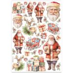 STAMPERIA DECOUPAGE PAPER CHRISTMAS 6ΤΕΜ. Α4 DFSA4XCX - Εικόνα 3