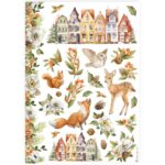 STAMPERIA DECOUPAGE PAPER CHRISTMAS 6ΤΕΜ. Α4 DFSA4XCX - Εικόνα 5