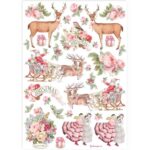 STAMPERIA DECOUPAGE PAPER CHRISTMAS 6ΤΕΜ. Α4 DFSA4XCX - Εικόνα 6