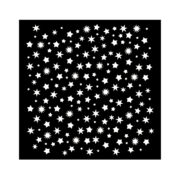 STAMPERIA CHRISTMAS MEDIA STENCIL PATTERN 18X18 CM KSTDQ-112