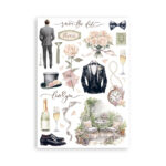 STAMPERIA ROMANCE FOREVER WASHI PAD 8 ΦΎΛΛΑ A5 -SBW02 - Εικόνα 9