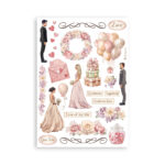 STAMPERIA ROMANCE FOREVER WASHI PAD 8 ΦΎΛΛΑ A5 -SBW02 - Εικόνα 3