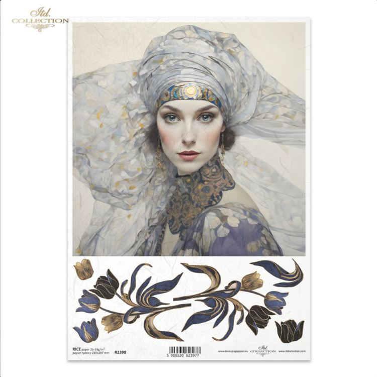 239800 ITD COLLECTION DECOUPAGE ΡΙΖΌΧΑΡΤΟ A4 - R2398 - Εικόνα 1
