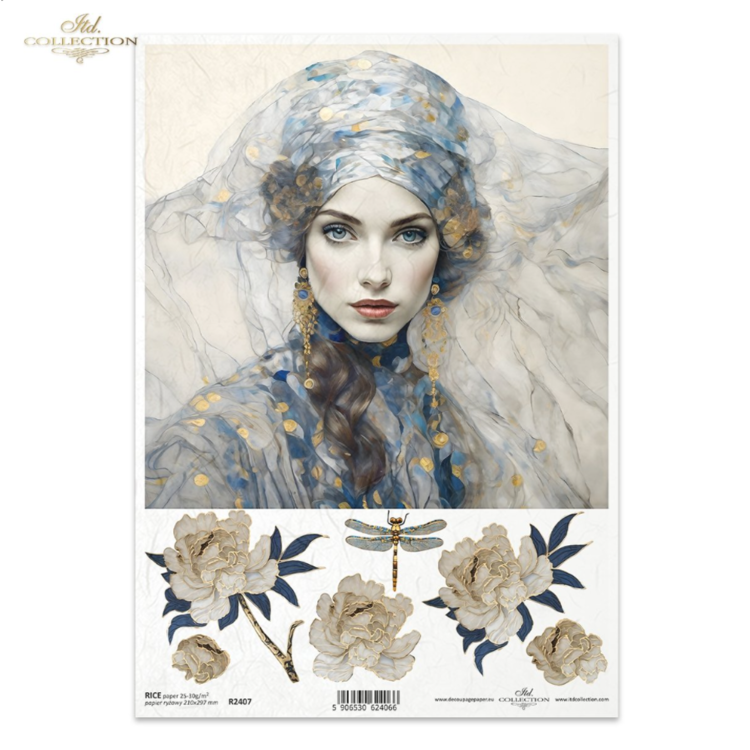 240701 ITD COLLECTION DECOUPAGE ΡΙΖΌΧΑΡΤΟ A4 - R2407 - Εικόνα 1