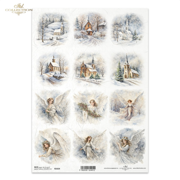 242900 ITD COLLECTION DECOUPAGE ΡΙΖΌΧΑΡΤΟ A4 - R2429 - Εικόνα 1