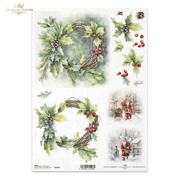 244500 ITD COLLECTION DECOUPAGE ΡΙΖΌΧΑΡΤΟ A4 - R2445 - Εικόνα 1