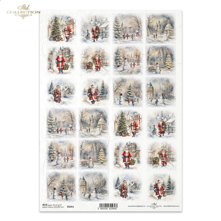 ITD COLLECTION DECOUPAGE ΡΙΖΌΧΑΡΤΟ A4 - R2451 - Εικόνα 1