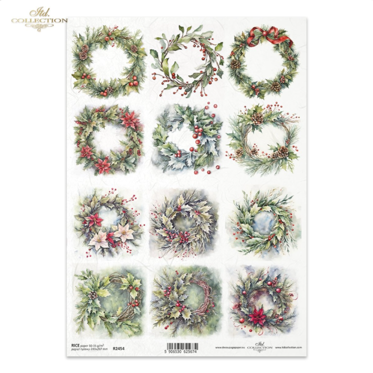 245400 ITD COLLECTION DECOUPAGE ΡΙΖΌΧΑΡΤΟ A4 - R2454 - Εικόνα 1