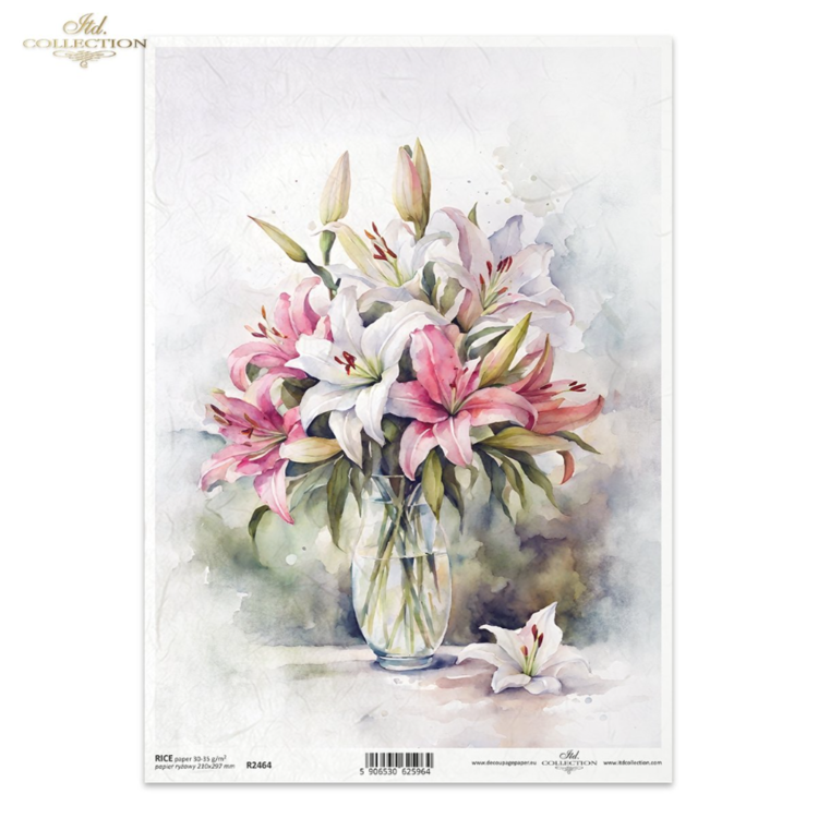 246400 ITD COLLECTION DECOUPAGE ΡΙΖΌΧΑΡΤΟ A4 - R2464 - Εικόνα 1