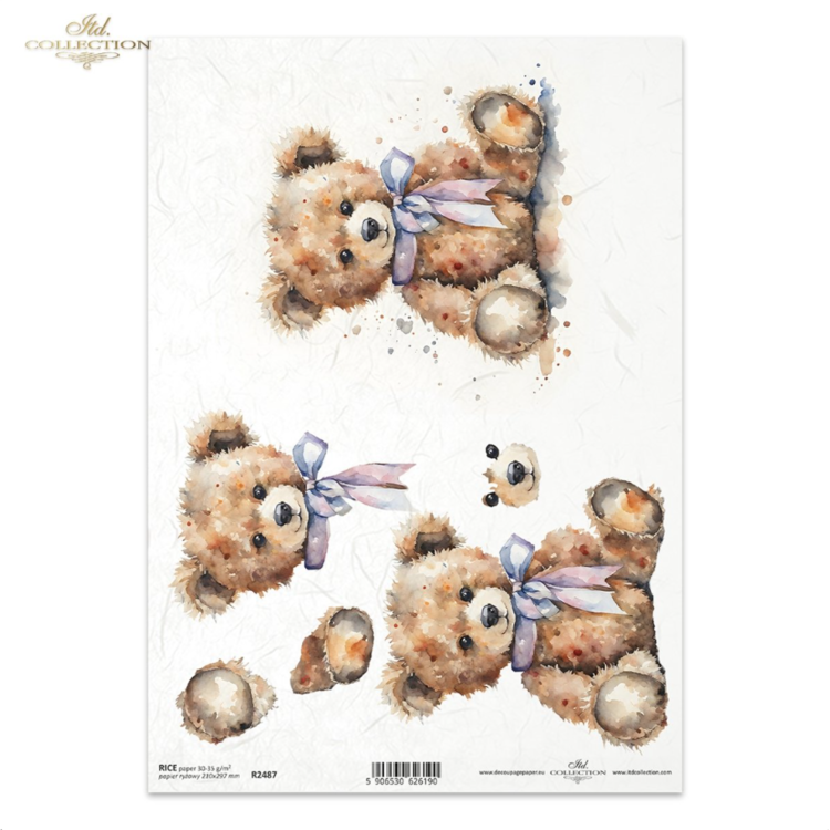 ITD COLLECTION DECOUPAGE ΡΙΖΌΧΑΡΤΟ A4 - R2487 - Εικόνα 1