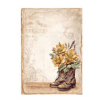 ΧΑΡΤΙ STAMPERIA DECOUPAGE GOLDEN HARMONY 8ΤΜΧ. A6 DFSAK6029 - Εικόνα 4