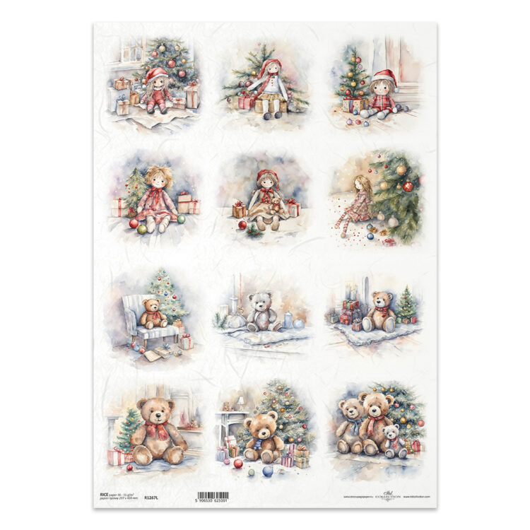 ITD COLLECTION DECOUPAGE ΡΙΖΌΧΑΡΤΟ A3 - R1267L - Εικόνα 1