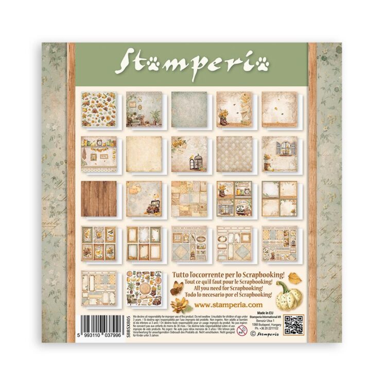 ΜΠΛΟΚ STAMPERIA GOLDEN HARMONY 20.3/20.3 CM -SBBSXB05 - Εικόνα 24