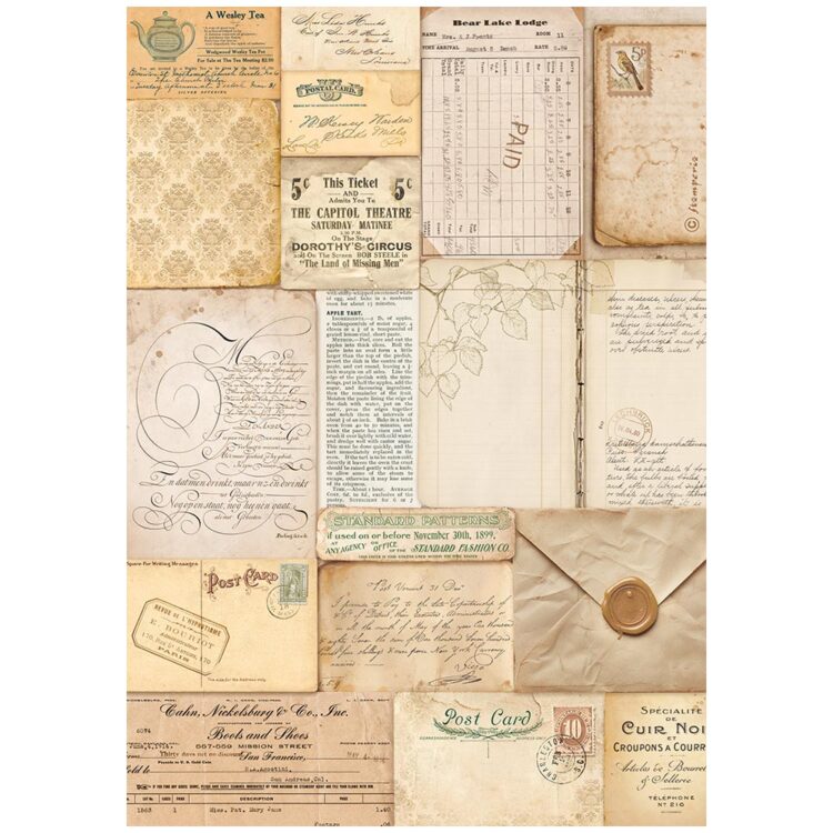 full_DFSA4947_1 ΡΙΖΌΧΑΡΤΟ STAMPERIA DECOUPAGE A4 - DFSA4947 - Εικόνα 1