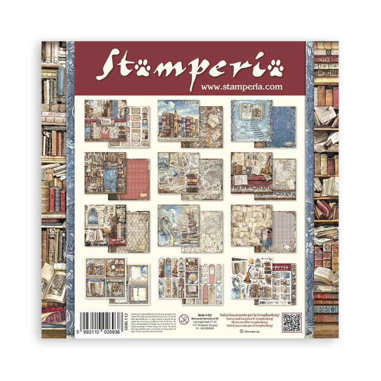 ΧΑΡΤΊ ΒΙΒΛΙΟΘΉΚΗΣ STAMPERIA VINTAGE 30,5/30,5 ΕΚ. - SBBL132 - Εικόνα 35