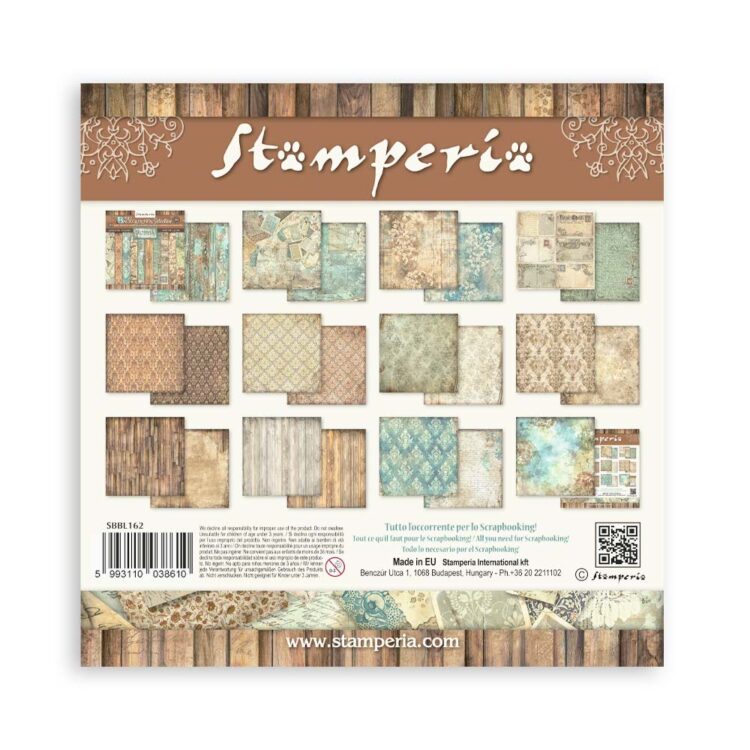 ΜΠΛΟΚ ΧΑΡΤΙΟΥ STAMPERIA ALTEREGO 30.5/30.5 CM - SBBL162 - Εικόνα 45