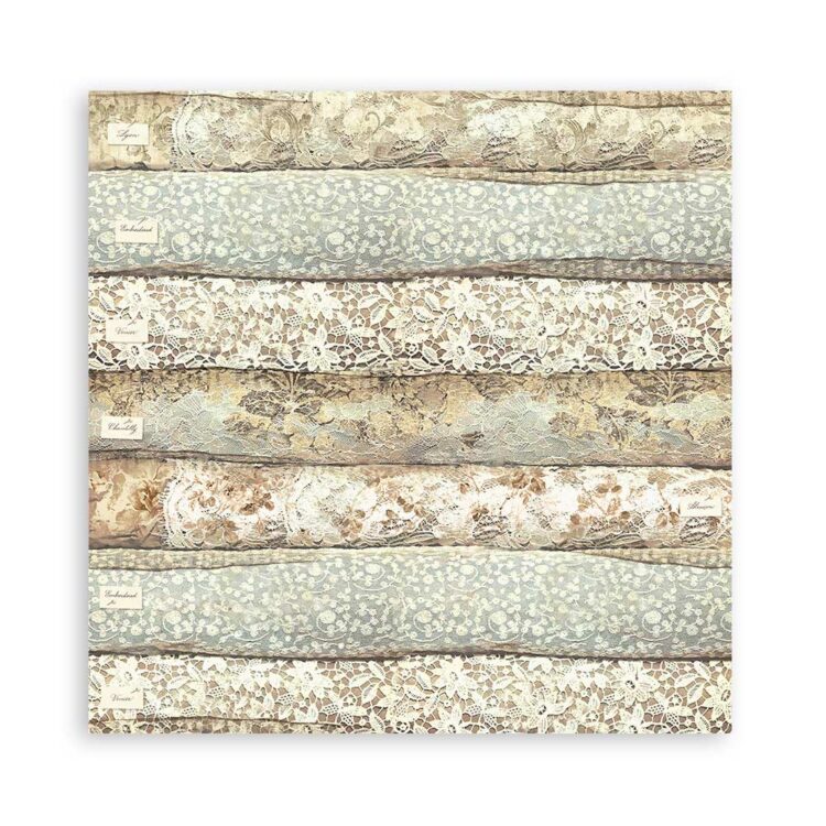 ΧΑΡΤΊ STAMPERIA OLD LACE BLOCK 20.3/20.3 CM - SBBS116 - Εικόνα 4
