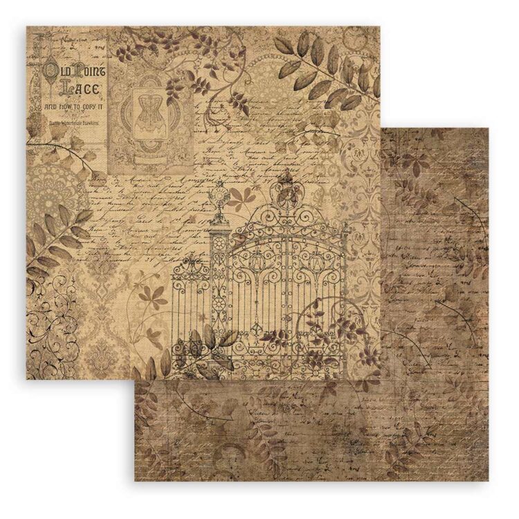 ΧΑΡΤΊ STAMPERIA OLD LACE BLOCK 20.3/20.3 CM - SBBS116 - Εικόνα 14