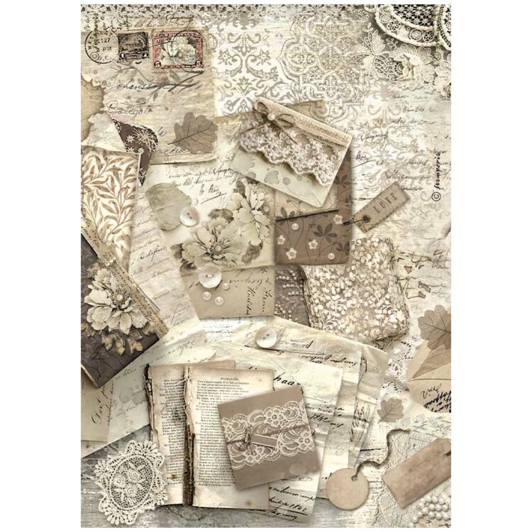 full_DFSA4963_1 STAMPERIA OLD LACE DECOUPAGE ΡΙΖΌΧΑΡΤΟ A4 - DFSA4963 - Εικόνα 1