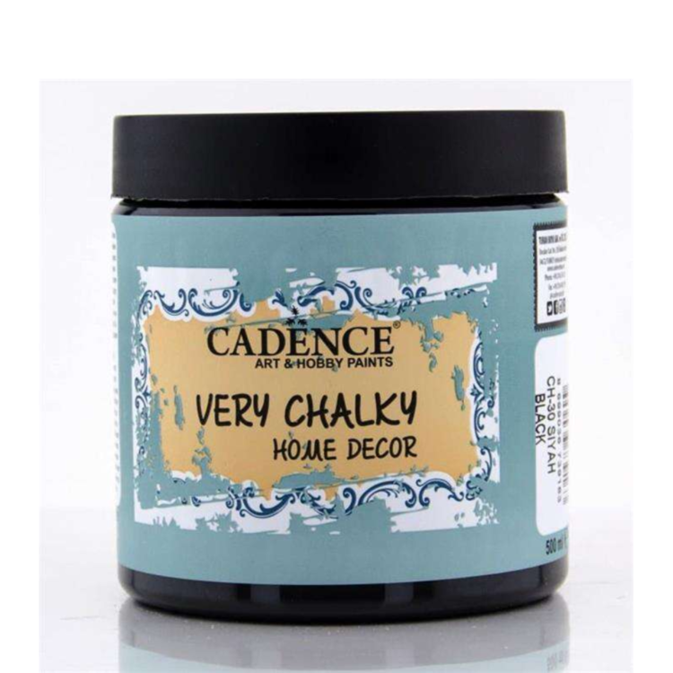 CADENCE ΑΚΡΥΛΙΚΟ ΧΡΩΜΑ ΠΟΛΥ CHALKY 500 ML - ΜΑΥΡΟ CH-30 - Εικόνα 1