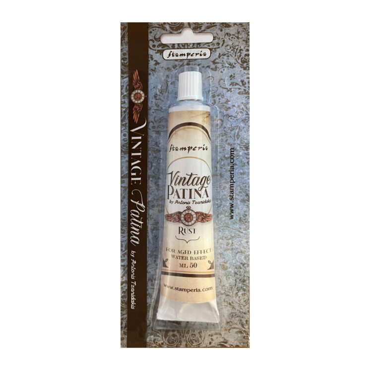STAMPERIA VINTAGE ΠΑΤΊΝΑ RUST 50 ML KAOLVP03 - Εικόνα 1