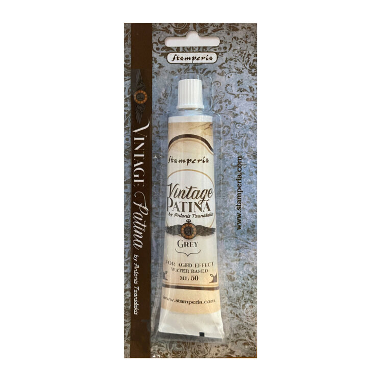 KAOLVP04 STAMPERIA VINTAGE ΠΑΤΊΝΑ ΓΚΡΙ 50 ML KAOLVP04 - Εικόνα 1