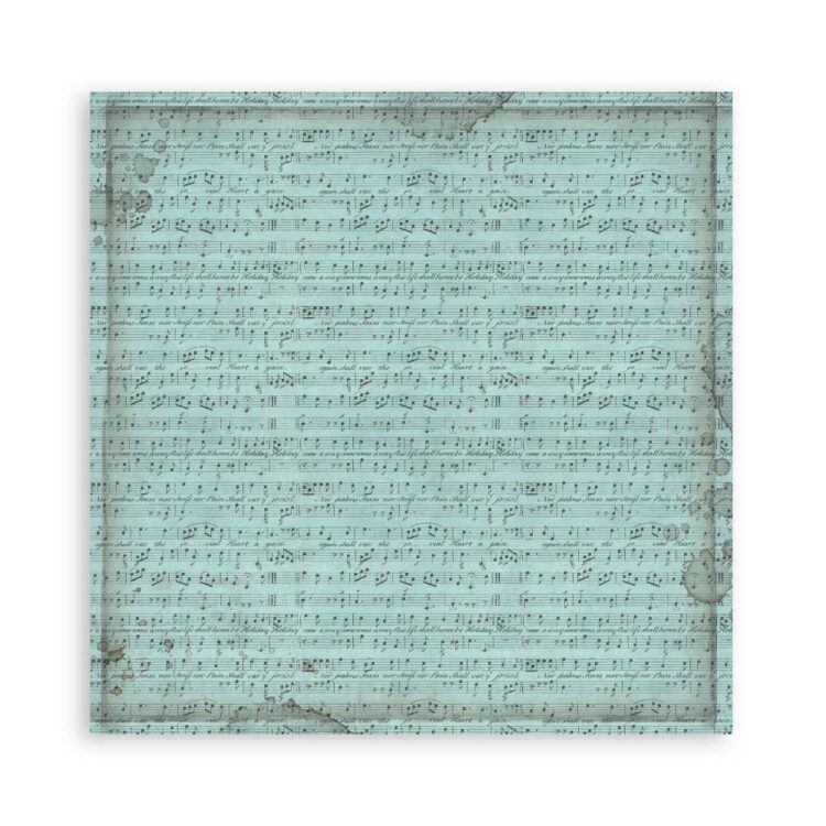 ΜΠΛΟΚ ΧΑΡΤΙΟΎ STAMPERIA MUSIC 20.3/20.3 CM - SBBS118 - Εικόνα 7
