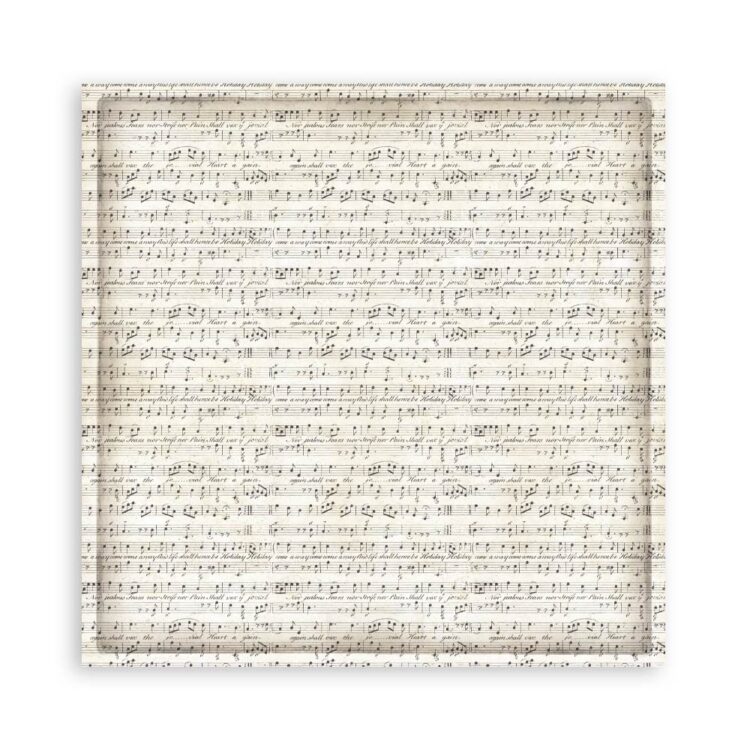 ΜΠΛΟΚ ΧΑΡΤΙΟΎ STAMPERIA MUSIC 20.3/20.3 CM - SBBS118 - Εικόνα 4