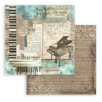 ΜΠΛΟΚ ΧΑΡΤΙΟΎ STAMPERIA MUSIC 20.3/20.3 CM - SBBS118 - Εικόνα 30