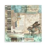 ΜΠΛΟΚ ΧΑΡΤΙΟΎ STAMPERIA MUSIC 20.3/20.3 CM - SBBS118 - Εικόνα 29