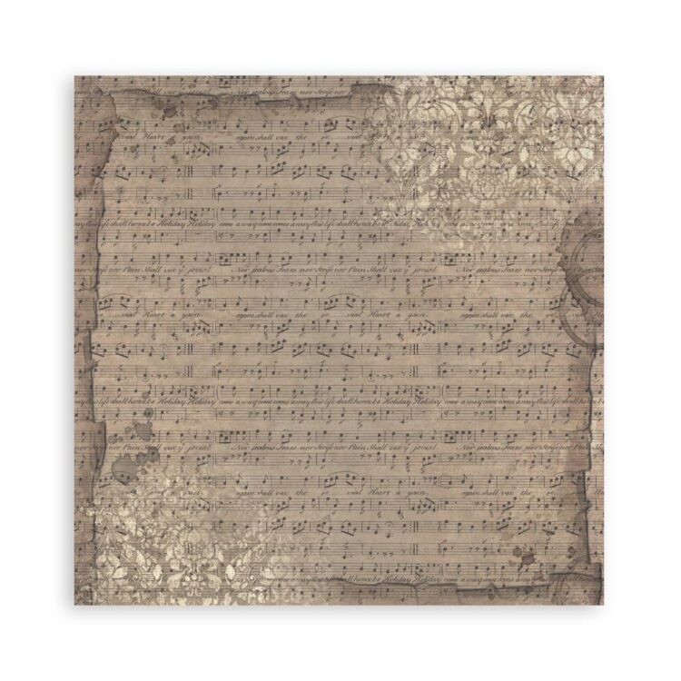 ΜΠΛΟΚ ΧΑΡΤΙΟΎ STAMPERIA MUSIC 20.3/20.3 CM - SBBS118 - Εικόνα 28