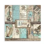 ΜΠΛΟΚ ΧΑΡΤΙΟΎ STAMPERIA MUSIC 20.3/20.3 CM - SBBS118